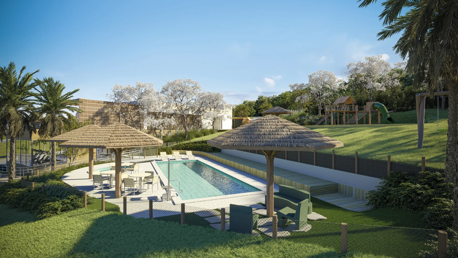 Piscina adulto e infantil